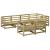 Set canapea de grădină, 7 piese, lemn de pin tratat GartenMobel Dekor