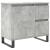 Set mobilier de baie, 3 piese, gri beton, lemn compozit GartenMobel Dekor