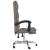 Fotoliu de birou rabatabil, gri taupe, textil GartenMobel Dekor