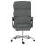 Fotoliu de birou rabatabil, gri închis, textil GartenMobel Dekor