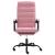Fotoliu de birou rabatabil, roz, catifea GartenMobel Dekor
