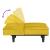 Canapea extensibilă, galben, catifea GartenMobel Dekor