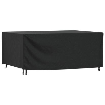 Husă mobilier de grădină negru 225x143x90 cm impermeabilă 420D GartenMobel Dekor