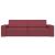 Pat canapea 200cm Roșu Vin țesătură GartenMobel Dekor