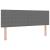Tăblie cap cu headboard Gri deschis 144 cm Piele artificială GartenMobel Dekor