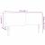 Tăblie cap cu headboard Gri deschis 144 cm Piele artificială GartenMobel Dekor