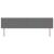 Tăblie cap cu headboard Gri deschis 200 cm Piele artificială GartenMobel Dekor