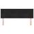 Tăblie cap cu headboard Negru 144 cm Piele artificială GartenMobel Dekor