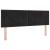 Tăblie cap cu headboard Negru 144 cm Piele artificială GartenMobel Dekor
