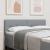 Tăblie cap cu headboard Gri deschis 160 cm Piele artificială GartenMobel Dekor