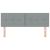 Tăblie cap cu headboard Gri deschis 160 cm Piele artificială GartenMobel Dekor