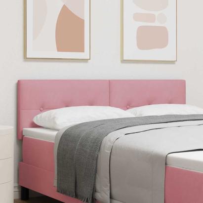 Tăblie cap cu headboard Roz 160 cm Piele artificială GartenMobel Dekor