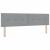 Tăblie cap cu headboard Gri deschis 180 cm Piele artificială GartenMobel Dekor