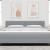 Tăblie cap cu headboard Gri deschis 180 cm Piele artificială GartenMobel Dekor