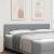Tăblie cap cu headboard Gri deschis 180 cm Piele artificială GartenMobel Dekor