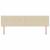 Tăblie cap cu headboard Crem 180 cm Piele artificială GartenMobel Dekor