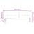 Tăblie cap cu headboard albastru 200 cm Piele artificială GartenMobel Dekor