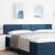 Tăblie cap cu headboard albastru 200 cm Piele artificială GartenMobel Dekor