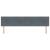 Tăblie cap cu headboard Gri închis 200 cm Piele artificială GartenMobel Dekor