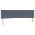 Tăblie cap cu headboard Gri închis 200 cm Piele artificială GartenMobel Dekor