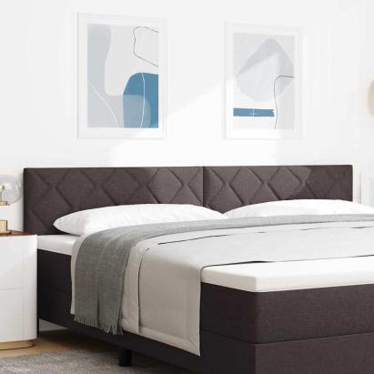 Tăblie cap cu headboard Maro închis 200 cm Piele artificială GartenMobel Dekor