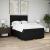 Pat box spring cu saltea, negru, 140x200 cm, textil GartenMobel Dekor