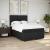 Pat box spring cu saltea, negru, 140x200 cm, textil GartenMobel Dekor