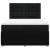 Pat box spring cu saltea, negru, 140x200 cm, textil GartenMobel Dekor