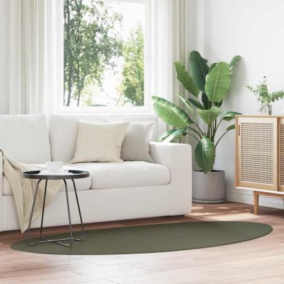 Covoare de zonă HUARTE Verde pădure 100 x 200 cm Poliester GartenMobel Dekor