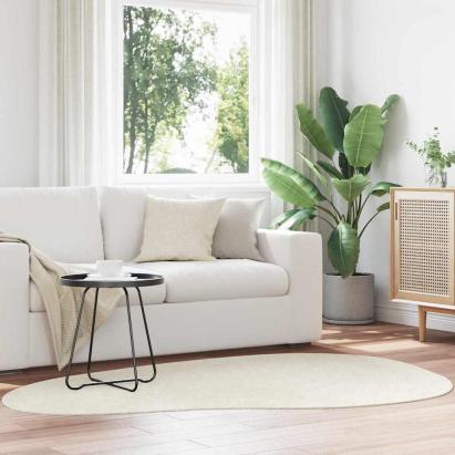 Covoare de zonă HUARTE Crem 140 x 200 cm Poliester GartenMobel Dekor