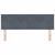 Tăblie cap cu headboard Gri închis 160 cm Piele artificială GartenMobel Dekor