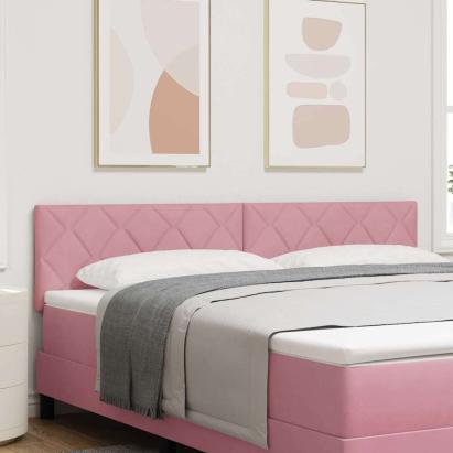 Tăblie cap cu headboard Roz 180 cm Catifea GartenMobel Dekor