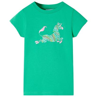 Tricou pentru copii, verde, 116 GartenMobel Dekor