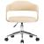 Scaune de bucătărie pivotante, 6 buc., crem, piele ecologică GartenMobel Dekor