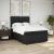 Pat box spring cu saltea, negru, 160x200 cm, textil GartenMobel Dekor