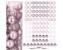 Set globuri de Craciun, 100 bucati, 6cm, roz Household NewTrend