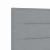 Tăblie cap cu headboard Gri deschis 144 cm Piele artificială GartenMobel Dekor