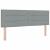 Tăblie cap cu headboard Gri deschis 144 cm Piele artificială GartenMobel Dekor