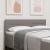 Tăblie cap cu headboard Gri taupe 144 cm Piele artificială GartenMobel Dekor