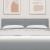 Tăblie cap cu headboard Gri deschis 160 cm Piele artificială GartenMobel Dekor