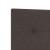 Tăblie cap cu headboard Maro închis 144 cm Piele artificială GartenMobel Dekor