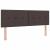 Tăblie cap cu headboard Maro închis 144 cm Piele artificială GartenMobel Dekor