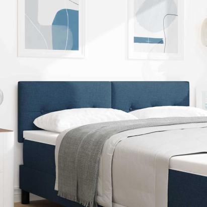 Tăblie cap cu headboard albastru 160 cm Piele artificială GartenMobel Dekor