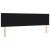 Tăblie cap cu headboard Negru 180 cm Piele artificială GartenMobel Dekor