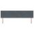 Tăblie cap cu headboard Gri închis 180 cm Piele artificială GartenMobel Dekor