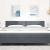 Tăblie cap cu headboard Gri închis 180 cm Piele artificială GartenMobel Dekor