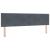 Tăblie cap cu headboard Gri închis 180 cm Piele artificială GartenMobel Dekor