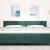 Tăblie cap cu headboard Verde închis 200 cm Piele artificială GartenMobel Dekor