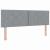 Tăblie cap cu headboard Gri deschis 160 cm Piele artificială GartenMobel Dekor