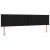Tăblie cap cu headboard Negru 200 cm Piele artificială GartenMobel Dekor